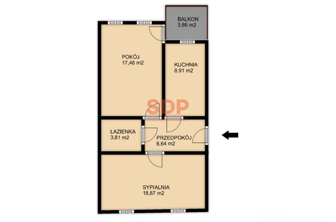 Maślice|2 pokoje z odzielną kuchnią|duży garaż 21m2|komórka lokatorska-5