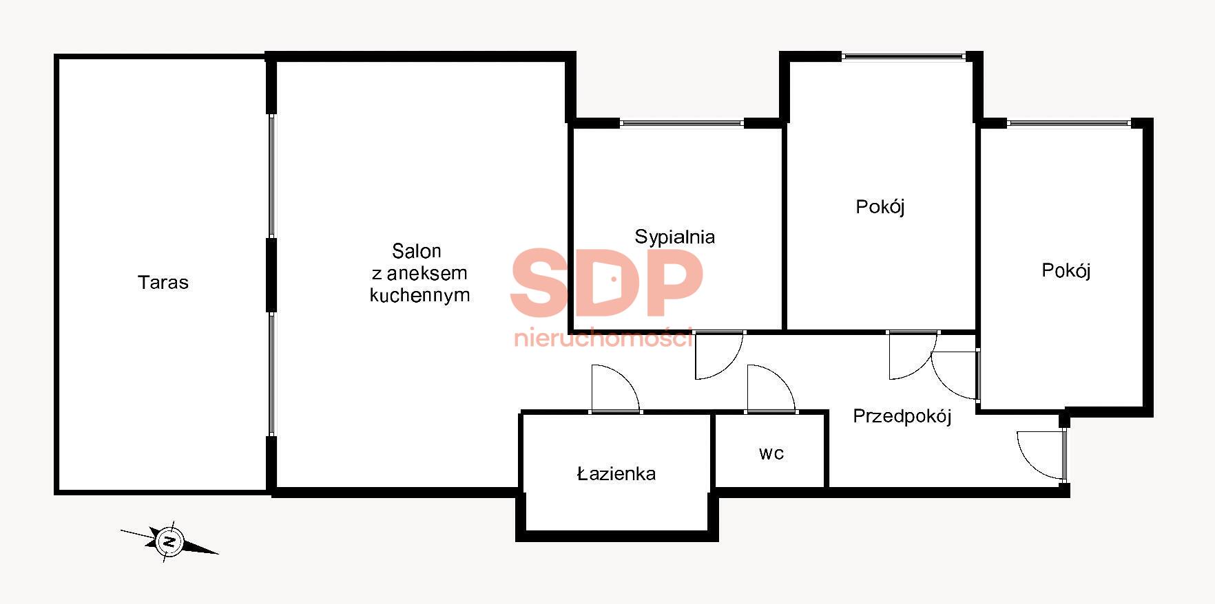 4 pokoje/wyjątkowa lokalizacja/kameralne osiedle-4