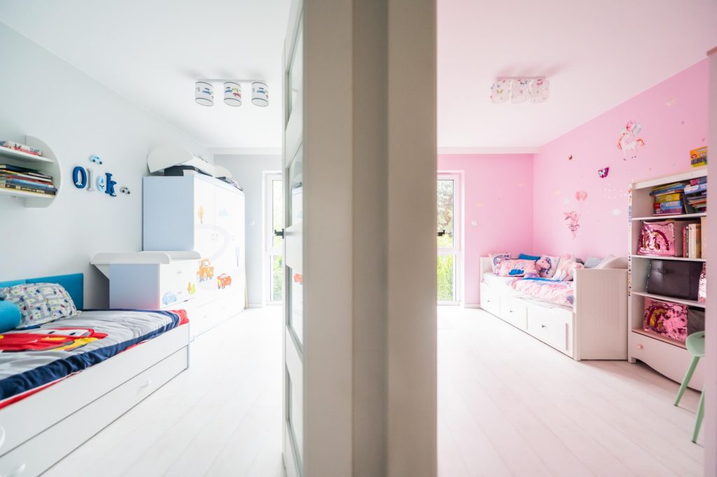Pokoje dziecięce w domu w Smolcu