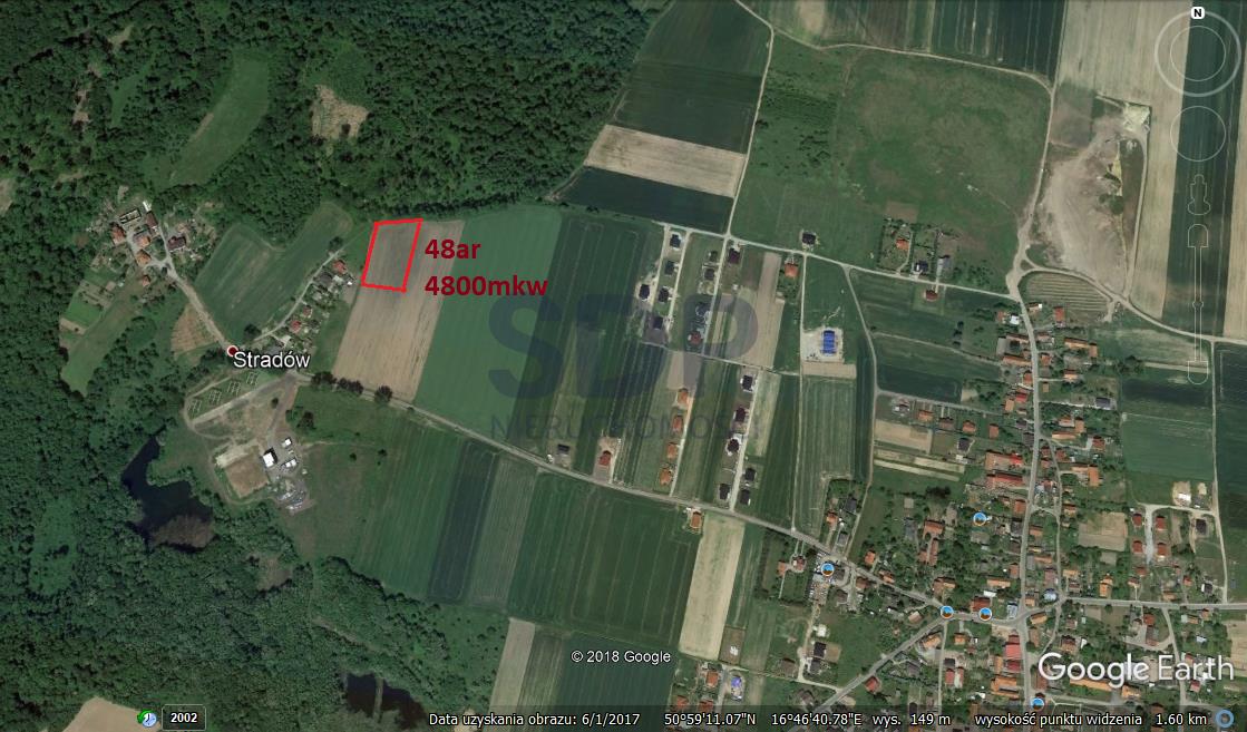 Działka siedliskowa 20 km od Wrocławia.-0