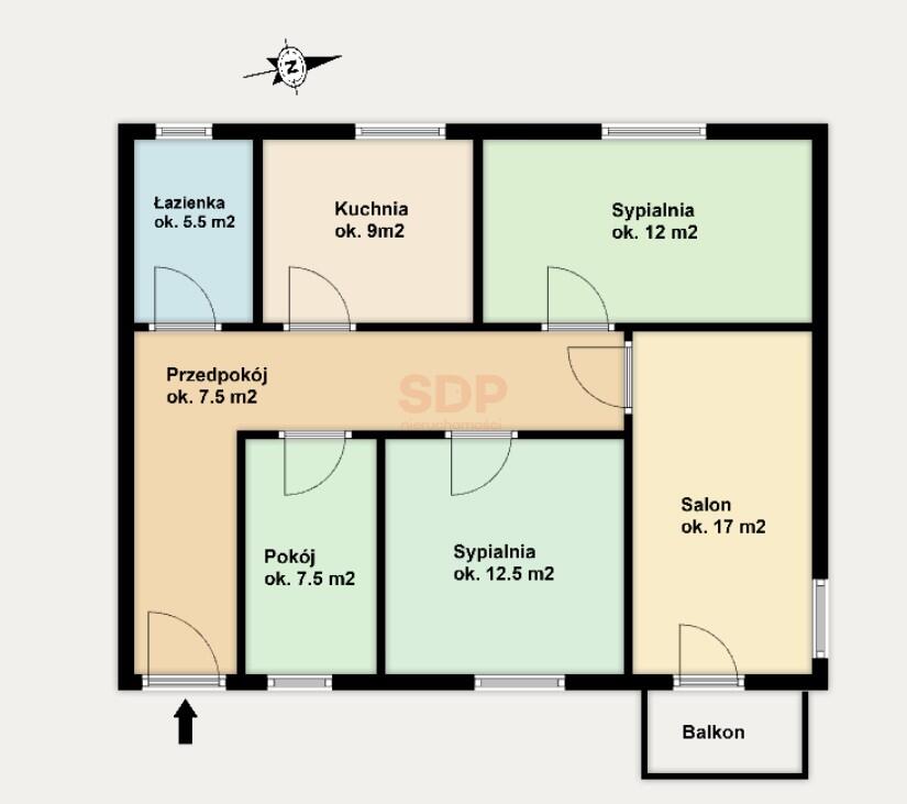 Biskupin|4 pokoje|Balkon|Piwnica|-10