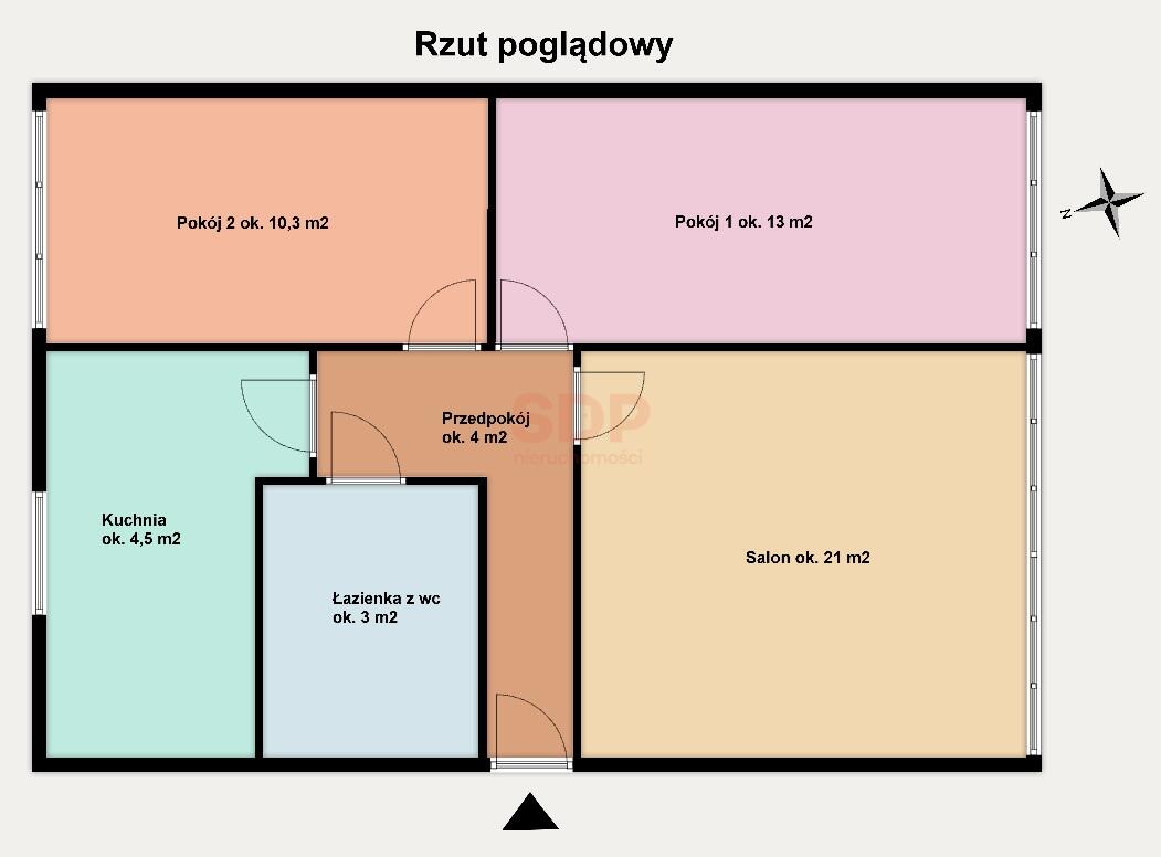 Lokalizacja w sercu miasta | 3 pok. | inwestycja |-2