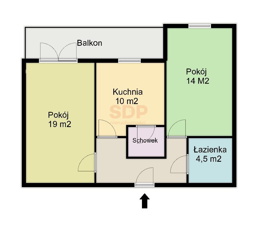 2-pokojowe mieszkanie na Stabłowicach-1