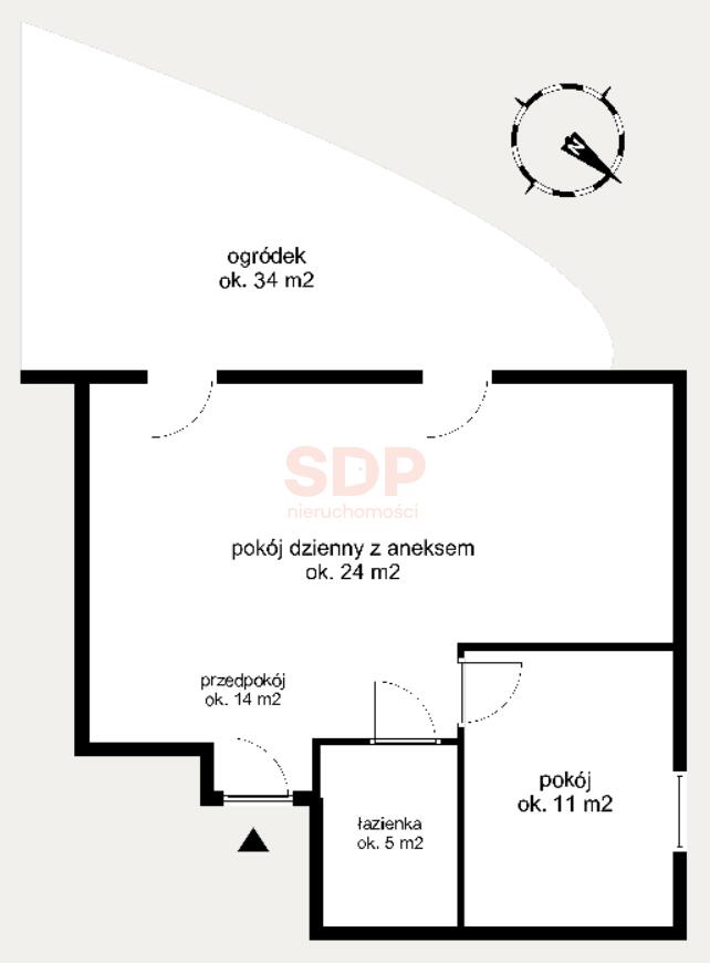 Mieszkanie 2 pokojowe z ogródkiem | Park Szczytnicki-3