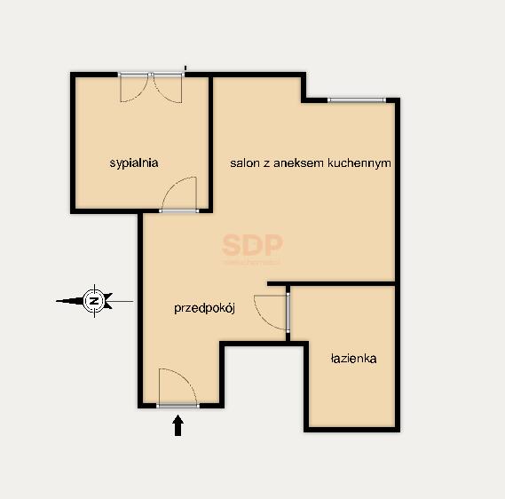 Dwa pokoje na wynajem, Bielany Wr.-7