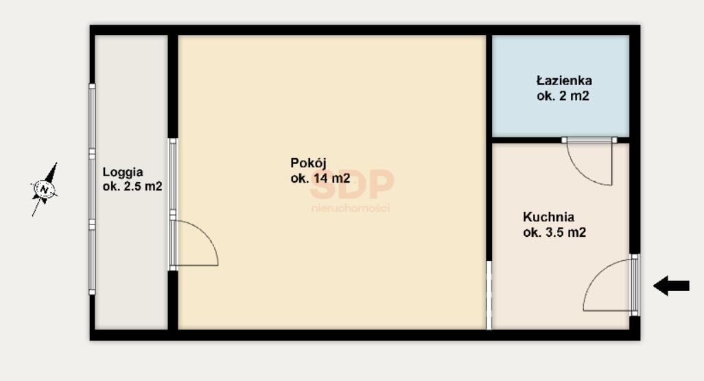 Kawalerka przy Placu Orląt Lwowskich – 15 minut pieszo do Rynku!-4