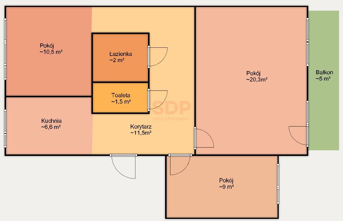 Dwustronne | 3 pokoje | wysokie piętro-8