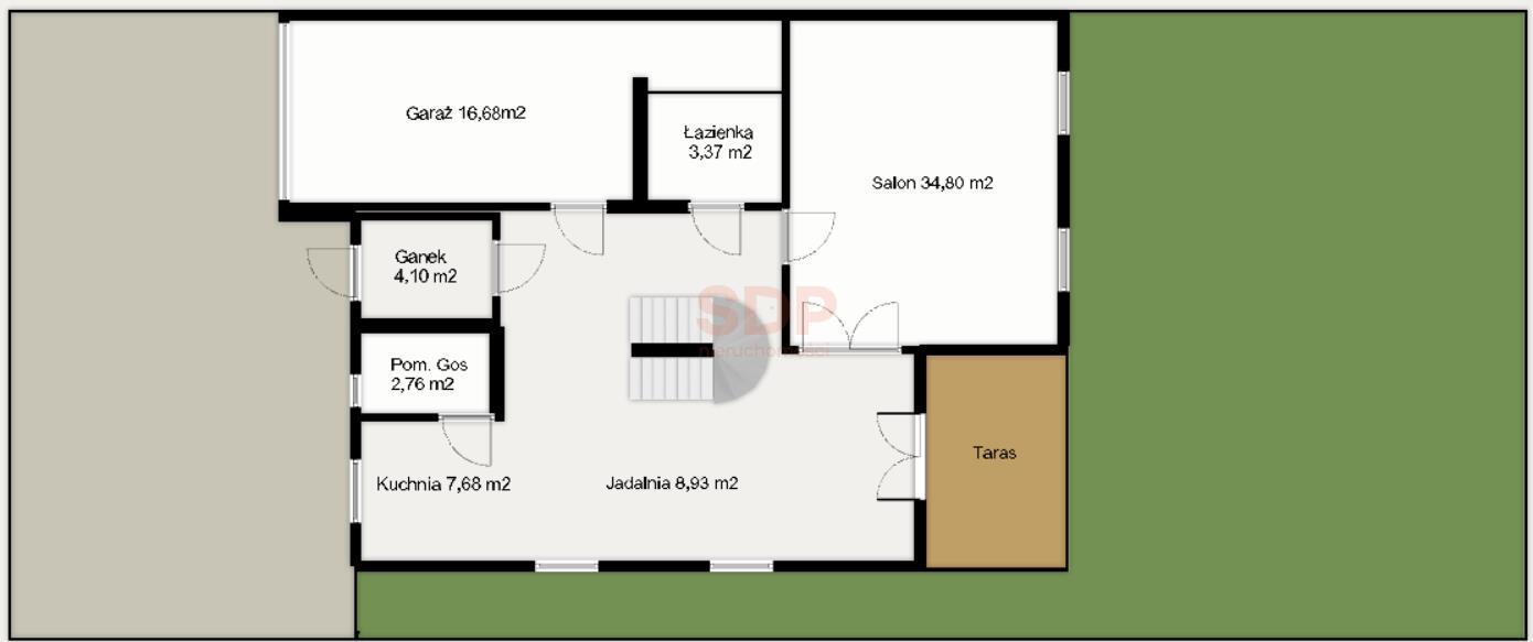 Duży funkcjonalny dom z garażem i ogrodem-48