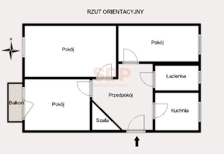 Trzy pokoje w świetnej cenie, top lokalizacja-1