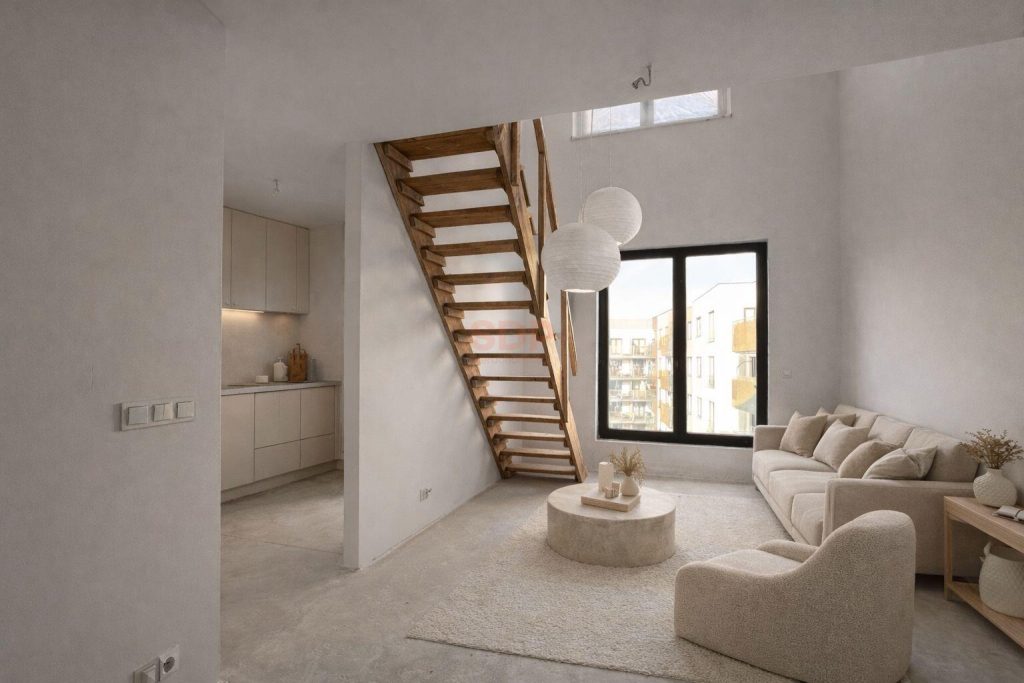 Mieszkanie dwupoziomowe | Garaż | Komórka lok. | Stan deweloperski-0