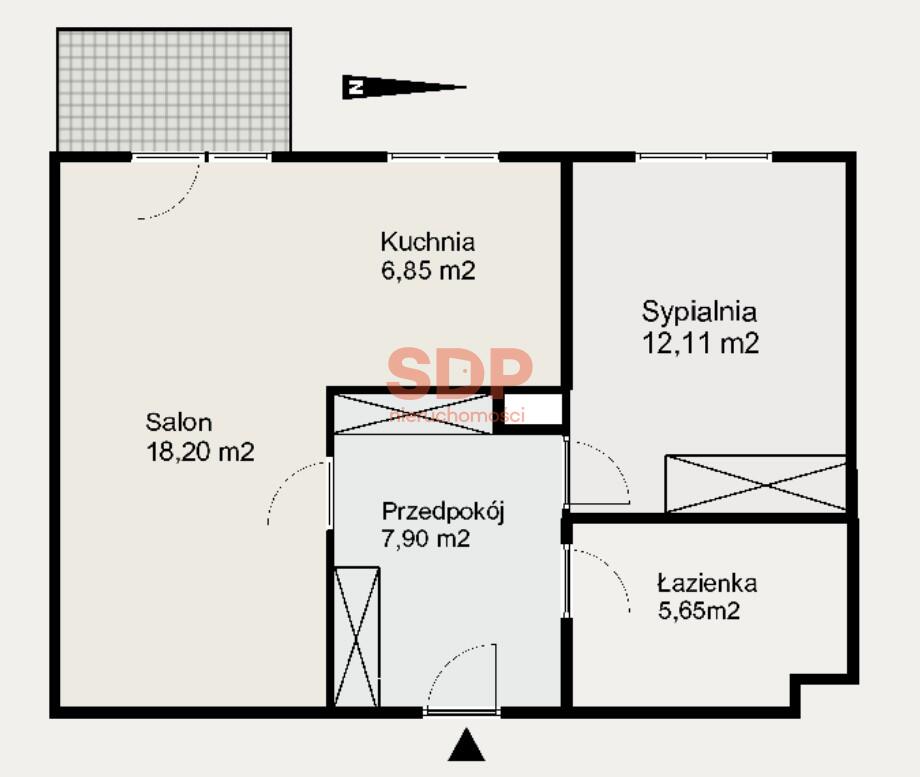 Przestronne 2 pok z balkonem, Wojszyce-7