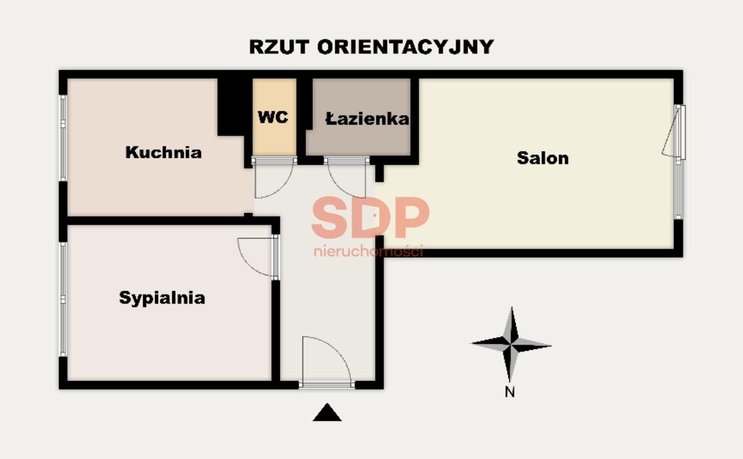 2 pokoje | Rozkładowe | Dwustronne | 1 Piętro | Różanka-4