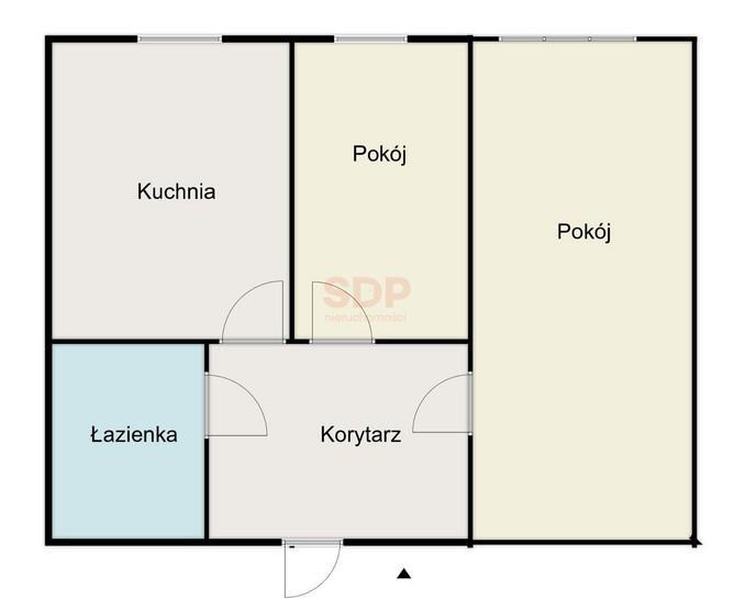 2 pokoje | dobra komunikacja | 35,79 m2 | parter-13