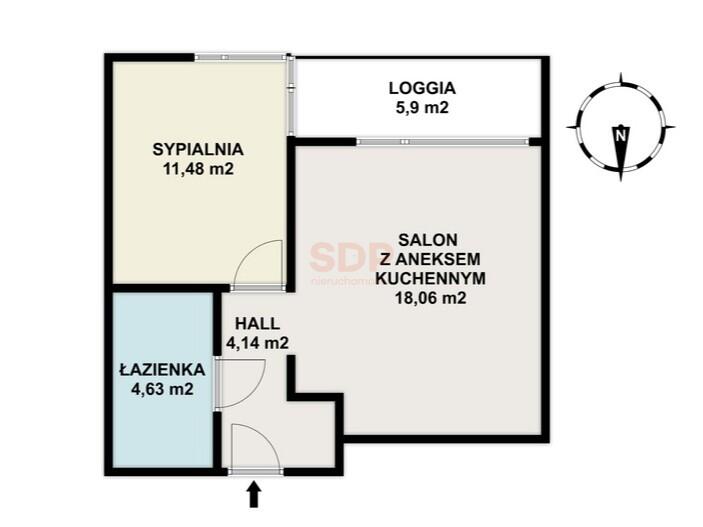 2 Pokoje | Kameralne osiedle | Metro M2-10