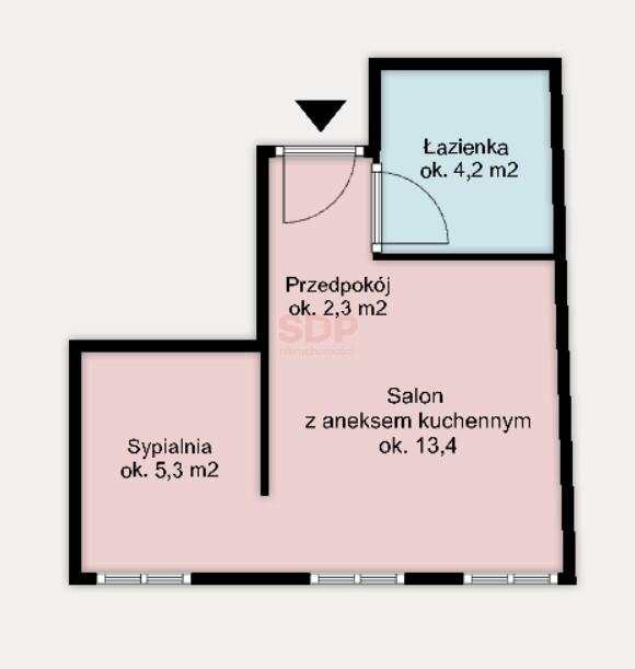 Centrum miasta | 2 pokoje | Idealne na własny projekt-3