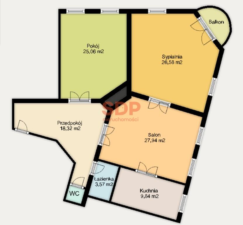 Wyjątkowe 3 pokoje | 112 m2 | ul. Curie-Skłodowskiej-3