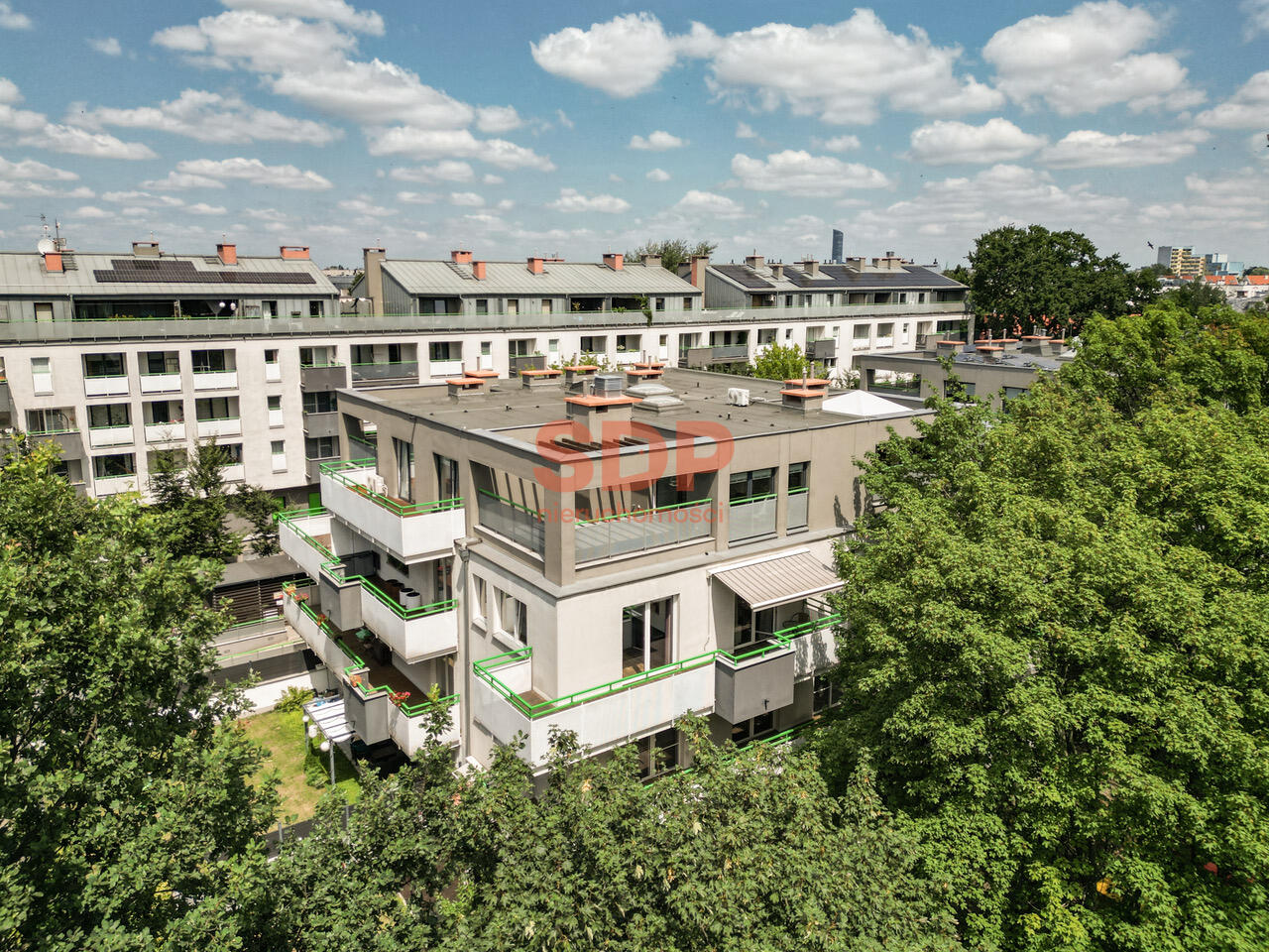 Dwupoziomowe mieszkanie z tarasem na dachu | cisza | zieleń-18